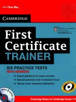 first certificate trainer six practice tests with answers 