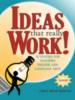 Ideas that really work activities for teaching english and language arts mantesh 