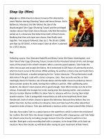7524 reading comprehension plot outline and review for step up the movie 