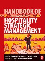 Handbook of hospitality strategic management 