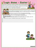 46188 logic game 41st  easter  for elementary ss  with key  fully editable  bw 
