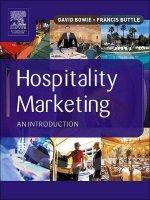 Hospitality marketing an introduction 