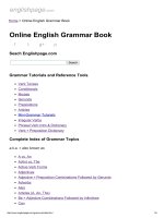 ENGLISH PAGE   online english grammar book 