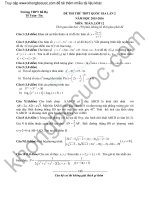Đề thi thử toán 2016 trường THPT bố hạ lần 2 