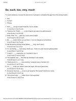 So, such, too, very, much   free english grammar, vocabulary and phrase tests 