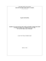 Nghiên cứu hệ enzyme thủy phân tinh bột ở nhiệt độ thấp ứng dụng trong quá trình sản xuất cồn từ nguyên liệu giàu tinh bột 