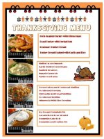 319 thanksgiving menu 