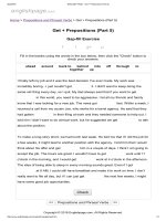 ENGLISH PAGE   get + prepositions (part 5) 