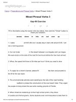 ENGLISH PAGE   mixed phrasal verbs 3 