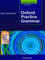Oxford practic grammar intermediate with tests 