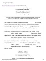 ENGLISH PAGE   conditional exercise 7 
