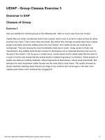 UEfAP   group classes exercise 3 