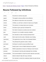 ENGLISH PAGE   nouns followed by infinitives 