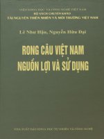 Rong câu việt nam  nguồn lợi và sử dụng  lê như hậu, nguyễn hữu đại 