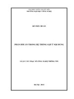 Phản hồi ẩn trong hệ thống gợi ý nội dung 