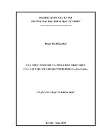 Cấu trúc tinh thể và tính chất nhiệt điện của vật liệu filledskutterudite ce0,6fe2co2sb12 