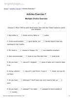 Articles exercise 7 