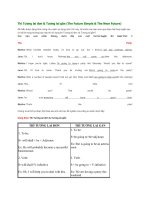 Thì tương lai đơn  tương lai gần (the future simple  the near future) 