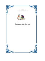 ÔN tập NGỮ PHÁP TIẾNG ANH   cấu TRÚC NGỮ PHÁP 