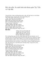 So sánh hình ảnh đoàn quân Tây Tiến và Việt Bắc