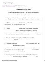 ENGLISH PAGE   conditional exercise 6 