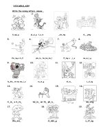 7332 actions verbs present simple tense 