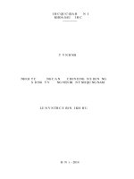 Đánh giá tác động của nước biển dâng đến sự biến động sử dụng đất vùng ven biển tỉnh quảng nam 
