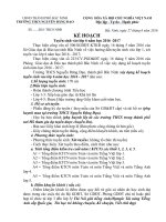 Kế hoạch tuyển sinh lớp 6 năm học 2016 - 2017