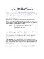 31685 giving advice lesson plan and cut outs  