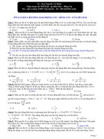 bài tập dao động cơ  có giải chi tiết