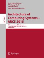 Architecture of computing systems ARCS 2015 28th international conference luis miguel pinho(www ebook dl com) 