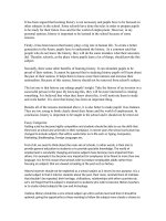 It has been argued that learning history is not necessary and pupils have to be focused on other subjects in the school