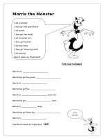 10523 morris the monster  black  white 