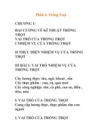 Công nghệ lớp 8 l Bài 1 : Vai trò, nhiệm vụ của trồng trọt .