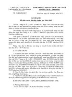 KE HOACH TUYEN SINH VAO LOP 6 CAP THCS NAM HOC 2014-2015