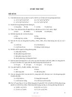 25 đề THI THỬ đại học môn hóa 