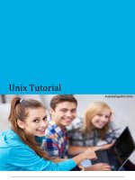 unix tutorial 