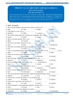 Bài tập tính từ và các kiến thức liên quan phần 1 