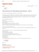 Hapms blog • tạo shortcut cho ứng dụng trong ubuntu   part 2 