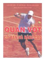 EBOOK QUẦN vợt cơ bản và NÂNG CAO   NXB THỂ dục THỂ THAO 