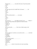 20 câu trắc nghiệm Tiếng Anh (tt4)