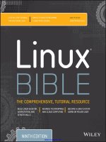 Linux bible, 9th edition 