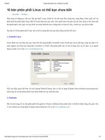 10 bản phân phối linux có thể bạn chưa biết 