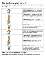 41017 past simple and continuous the un fortunately story 