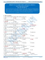 Bài tập tính từ và các kiến thức liên quan phần 1 có đáp án 