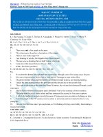 Bài tập mạo từ và định từ có đáp án 