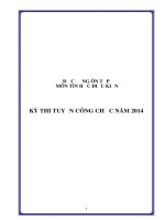 Đề cương tin học môn điều kiên (windows XP và  office 2003)(1)