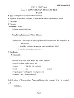 Giáo án Tiếng Anh 8 unit 13: Festivals