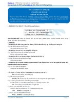 Thì của động từ phần 2 