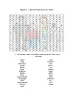 26329 adlectives to describe people wordsearch 